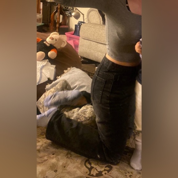 Black Washed Shein Jeans selected in size “Medium” - Picture 5 of 6